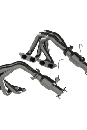 Best Seller Kooks 22+ Chevrolet C8 Corvette Z06 LT6 1-7/8in. x 2in. SS Tri-Y Headers w/ GREEN Cats | Graveyard Performance