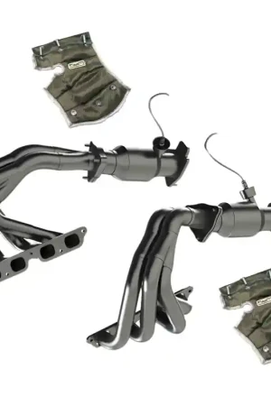 Low Price Kooks 22+ Chevrolet C8 Corvette Z06 LT6 SS Tri-Y Headers w/ GREEN Cats w/ Heat Blankets | Graveyard Performance