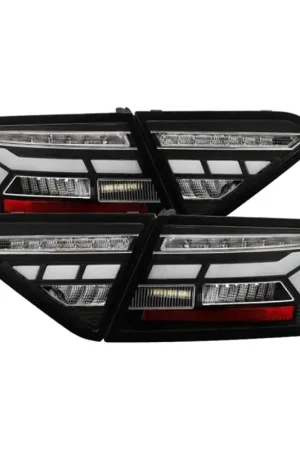 Spyder Apex 13-17 Audo A5 / S5 / RS5 (Factory LED) LED Tail Lights - Blk (ALT-YD-AA513LED-SEQGR-BK) | Graveyard Performance Latest