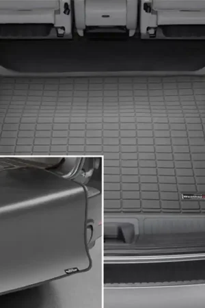 WeatherTech 22-23 Ford Explorer Incl. ST/Hybrid Seatback Cargo Liners HP w/ Bumper Protector - Black | Graveyard Performance Fast Shipping