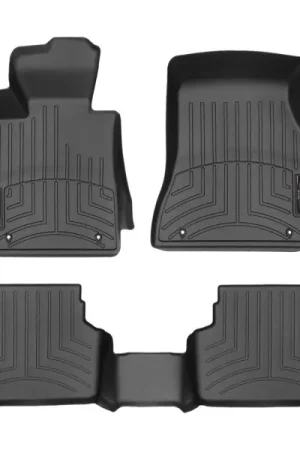 Weathertech 2017+ BMW 5-Series Front and Rear FloorLiners - Black (xDrive Only - Does Not Fit RWD) | Graveyard Performance Secure Checkout