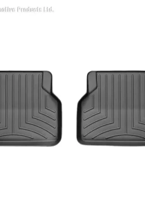 Crafted WeatherTech 04-10 BMW 5-Series (E60) Rear FloorLiner - Black | Graveyard Performance